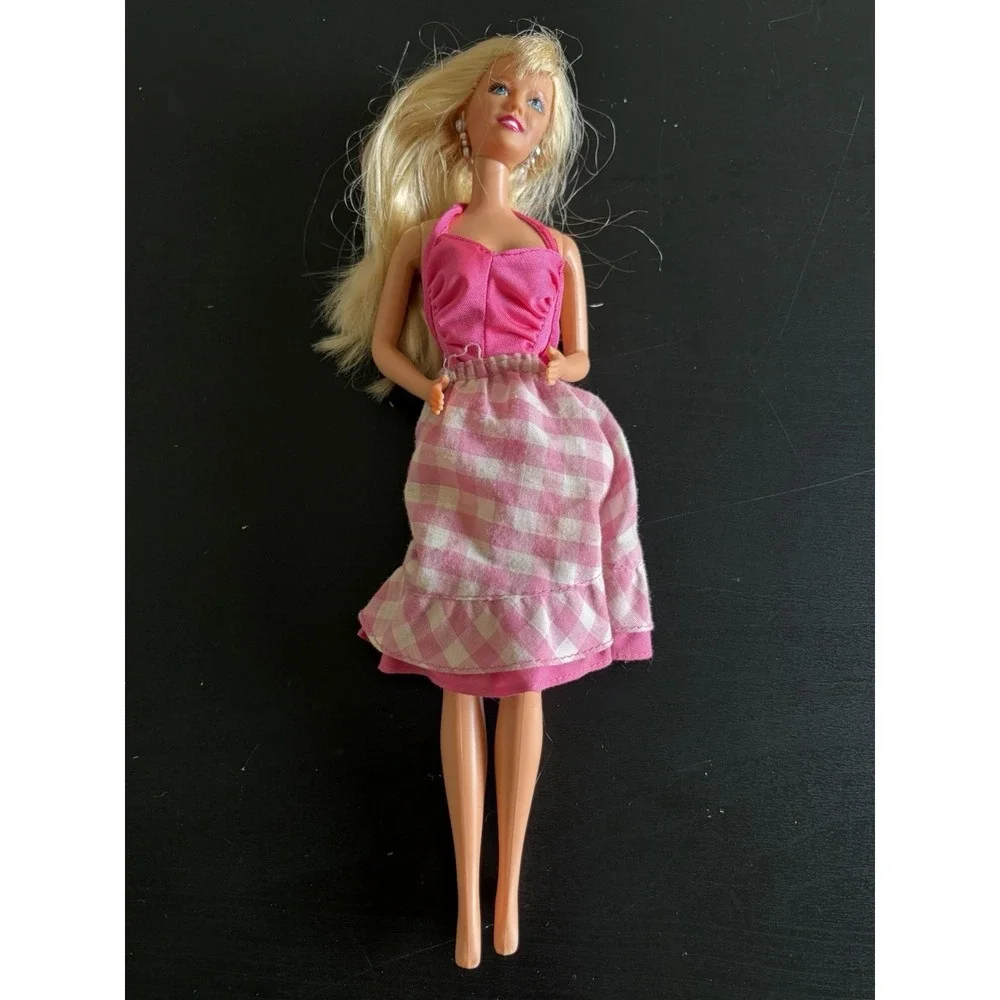 Vintage 1991‎ Mattel Barbie Doll Torand Head Pink My First Dress